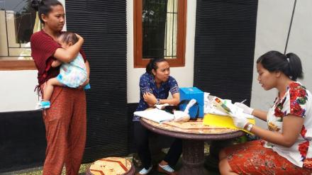 Penyaluran Bantuan Makanan Tambahan untuk Balita